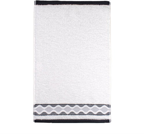 FROTTANA Smooth Waves towel 30 × 50 cm white - Towel - Main image